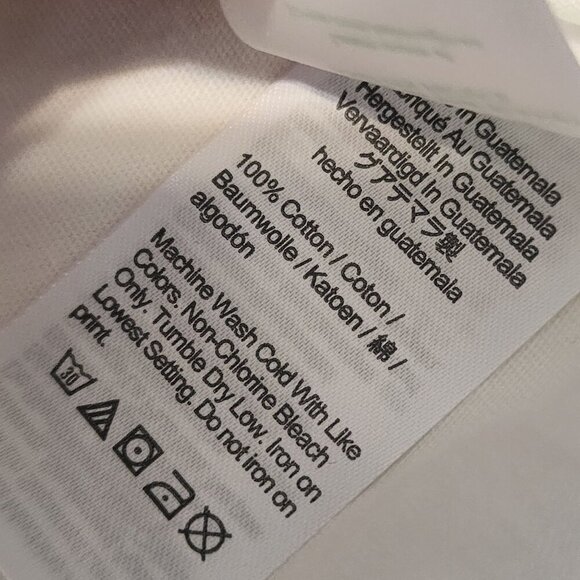 Crewcuts Factory sz 12 girls white T shirt Ice cream red white blue - Picture 4 of 6